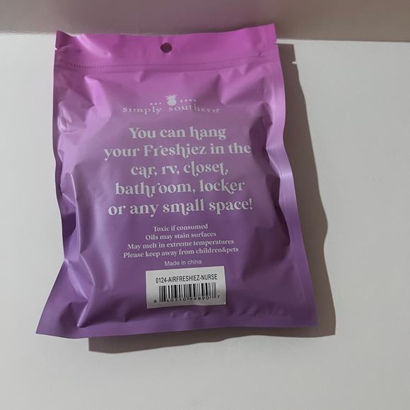 SIMPLY SOUTHERN FRESHIEZ AIR FRESHENERS Nurse Scrub Life Cactus Blossom - Picture 3 of 3